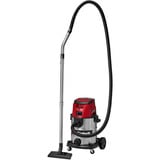 EINHELL TE-VC 36/25 Li S-Solo (2x 18Volt), Aspira bagnato / asciutto rosso/in acciaio inox