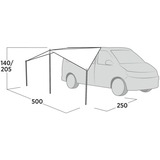 Easy Camp Lom Tri Canopy, tenda da sole grigio
