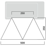 Easy Camp Lom Tri Canopy, tenda da sole grigio