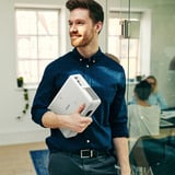 Epson CO-W01 videoproiettore smart, Proiettore LCD bianco, 3000 ANSI lumen, 3LCD, WXGA (1200x800), 16:10, 635 - 9601,2 mm (25 - 378"), 0,9 - 10,4 m