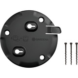 GARDENA Piastra di montaggio AquaPrecise, fuori terra, Supporto Nero