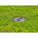 GARDENA Piastra di montaggio AquaPrecise, fuori terra, Supporto Nero