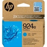 HP Cartuccia di inchiostro ciano originale 924e EvoMore Resa elevata (XL), Ciano, 1 pz, 800 pagine, Confezione singola
