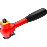 Hazet Cricchetto a denti fini 8816HPKV, isolato di protezione, Pistola rosso