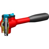 Hazet Cricchetto a denti fini 8816HPKV, isolato di protezione, Pistola rosso