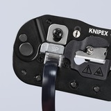 KNIPEX 97 51 13, Pinza crimpatrice blu/Rosso