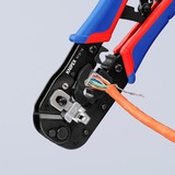 KNIPEX 97 51 13, Pinza crimpatrice blu/Rosso