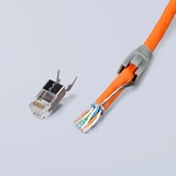 KNIPEX Pinza crimpatrice per connettori Western blu/Rosso