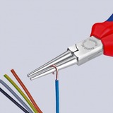 KNIPEX Pinza tonda (Pinza a becco lungo) 30 35 160 rosso/Blu