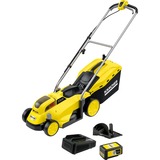 Kärcher LMO 18-33 Battery Set Tagliaerba a spinta Batteria Nero, Giallo, Rasaerba giallo/Nero, Tagliaerba a spinta, 33 cm, 3,5 cm, 6,5 cm, 35 L, Nero, Giallo
