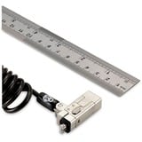 Kensington Lucchetto sottile per laptop con chiave portatile NanoSaver 2.0, Castello Nero, 1,8 m, Kensington, Chiave, Acciaio al carbonio, Plastica, Argento, Nero