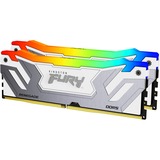 Kingston FURY CU-DIMM 48 GB DDR5-8400 (2x 24 GB) Dual-Kit, Memoria argento/Bianco