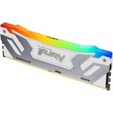 Kingston FURY CU-DIMM 48 GB DDR5-8400 (2x 24 GB) Dual-Kit, Memoria argento/Bianco