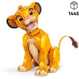LEGO Disney Giovane Simba, Re Leone, Giochi di costruzione Re Leone, Set da costruzione, 18 anno/i, Plastica, 1445 pz, 2,18 kg