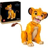 LEGO Disney ǀ 43247 Giovane Simba, Re Leone, Modellino da Costruire Snodabile per Adulti da Collezione, Idea Regalo Lui o Lei, Giochi di costruzione Re Leone, Modellino da Costruire Snodabile per Adulti da Collezione, Idea Regalo Lui o Lei, Set da costruzione, 18 anno/i, Plastica, 1445 pz, 2,18 kg