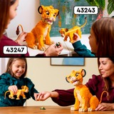 LEGO Disney ǀ 43247 Giovane Simba, Re Leone, Modellino da Costruire Snodabile per Adulti da Collezione, Idea Regalo Lui o Lei, Giochi di costruzione Re Leone, Modellino da Costruire Snodabile per Adulti da Collezione, Idea Regalo Lui o Lei, Set da costruzione, 18 anno/i, Plastica, 1445 pz, 2,18 kg