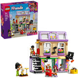 LEGO Friends 42653 Negozio di Musica e Appartamento Giocattolo con 3 Mini Bamboline, Animale e Strumenti Musicali, Regalo 7+, Giochi di costruzione Animale e Strumenti Musicali, Regalo 7+, Set da costruzione, 7 anno/i, Plastica, 483 pz, 757 g
