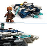 LEGO Star Wars 75400 Microfighter Jedi Starfighter di Plo Koon, Astronave Giocattolo con 2 Shooter e Minifigure, Regalo da 6+, Giochi di costruzione Astronave Giocattolo con 2 Shooter e Minifigure, Regalo da 6+, Set da costruzione, 6 anno/i, Plastica, 89 pz, 116 g