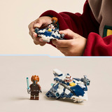 LEGO Star Wars 75400 Microfighter Jedi Starfighter di Plo Koon, Astronave Giocattolo con 2 Shooter e Minifigure, Regalo da 6+, Giochi di costruzione Astronave Giocattolo con 2 Shooter e Minifigure, Regalo da 6+, Set da costruzione, 6 anno/i, Plastica, 89 pz, 116 g