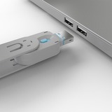 Lindy 40452 clip sicura Bloccaporte + chiave USB tipo A Blu Acrilonitrile butadiene stirene (ABS) 5 pz, Castello Bloccaporte + chiave, USB tipo A, Blu, Acrilonitrile butadiene stirene (ABS), 5 pz, Sacchetto di politene