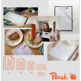 Peach Peach 2 in 1 A4 Plastificatrice Plug & Play, Laminatore 