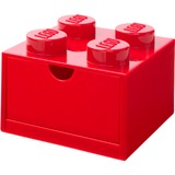 Room Copenhagen LEGO Cassetto da scrivania 4, Scatola di immagazzinaggio rosso