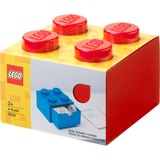 Room Copenhagen LEGO Cassetto da scrivania 4, Scatola di immagazzinaggio rosso