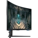 SAMSUNG Monitor Gaming Odyssey G6 da 32'' QHD Curvo, Monitor di gioco Nero, 81,3 cm (32"), 2560 x 1440 Pixel, Quad HD, LED, 1 ms, Nero