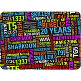 Sharkoon 20 Years Limited Edition Mouse Mat, Gioco mouse pad multi colorata