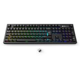 Sharkoon OfficePal KB70W Silent, Tastiera Nero