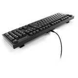 Sharkoon OfficePal KB70W Silent, Tastiera Nero