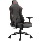 Sharkoon SGS30 Sedia per gaming universale Sedia imbottita tappezzata Nero, Rosso, Sedili di gioco Nero/Rosso, Sedia per gaming universale, 130 kg, Sedia imbottita tappezzata, Schienale imbottito tappezzato, 185 cm, Nero/rosso