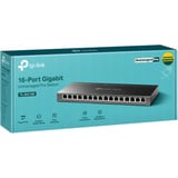 TP-Link TL-SG116E Non gestito L2 Gigabit Ethernet (10/100/1000) Nero, Interruttore Nero, Non gestito, L2, Gigabit Ethernet (10/100/1000), Full duplex