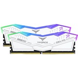 Team Group T-FORCE DELTA RGB memoria 32 GB 2 x 16 GB DDR5 5200 MHz bianco, 32 GB, 2 x 16 GB, DDR5, 5200 MHz, 288-pin DIMM
