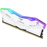 Team Group T-FORCE DELTA RGB memoria 32 GB 2 x 16 GB DDR5 5200 MHz bianco, 32 GB, 2 x 16 GB, DDR5, 5200 MHz, 288-pin DIMM