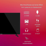 Telefunken D32F751X7CW, Televisore LED Nero