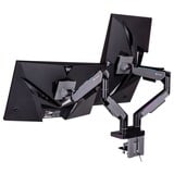 Thermaltake Braccio per monitor da gioco RGB doppio, Base per monitor Nero