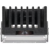 Thermaltake MS-1 M.2 2280 SSD Cooler, Dissipatore di calore Nero/Argento