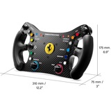 Thrustmaster Ferrari 488 GT3 Wheel Add-On Nero USB Volante Analogico/Digitale PC, Xbox One, Xbox One S, Xbox One X, Xbox Series S, Xbox Series X, PlayStation 4, PlayStation 5, Sostituzione volante Nero, Volante, PC, Xbox One, Xbox One S, Xbox One X, Xbox Series S, Xbox Series X, PlayStation 4, PlayStation 5, D-pad, Pulsante Menu, Pulsante Modalità, Pulsante Avvio, Analogico/Digitale, Cablato, USB