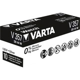 VARTA -V357 Batterie per uso domestico Batteria monouso, Ossido d'argento (S), 1,55 V, 1 pz, Hg (mercurio), Argento