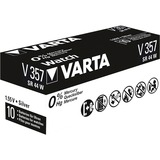 Varta -V357 Batterie per uso domestico Batteria monouso, Ossido d'argento (S), 1,55 V, 1 pz, Hg (mercurio), Argento