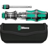 Wera Kraftform Kompakt 26, 7 pezzi, Set di bit Nero/Verde