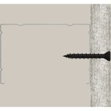 fischer Vite per pannelli in fibra di gesso FSN-TPG .3,9x35 testa svasata PH Nero