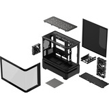 ASUS PRIME AP202 ARGB Midi Tower Nero, Chassis Tower Nero, Midi Tower, PC, Nero, micro ATX, Mini-ITX, Multi, 17,5 cm