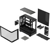 ASUS PRIME AP202 ARGB Mini Tower Nero, Chassis Tower Nero, Mini Tower, PC, Nero, micro ATX, Mini-ITX, Metallo, Gaming