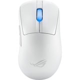 ASUS ROG Keris II Ace Wireless AimPoint White mouse Gaming Mano destra RF Wireless + Bluetooth + USB Type-A Ottico 42000 DPI, Mouse da gioco bianco, Mano destra, Ottico, RF Wireless + Bluetooth + USB Type-A, 42000 DPI, Bianco