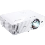 Acer S1286H videoproiettore Proiettore a raggio standard 3500 ANSI lumen DLP XGA (1024x768) Bianco 3500 ANSI lumen, DLP, XGA (1024x768), 20000:1, 4:3, 812,8 - 7620 mm (32 - 300")