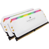 Corsair Dominator CMT32GX4M2E3200C16W memoria 32 GB 2 x 16 GB DDR4 3200 MHz bianco, 32 GB, 2 x 16 GB, DDR4, 3200 MHz, 288-pin DIMM