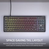 Corsair K55 CORE TKL, Tastiera da gioco Nero