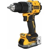 DEWALT Trapano avvitatore a percussione a batteria DCD805E2T, 18 Volt giallo/Nero